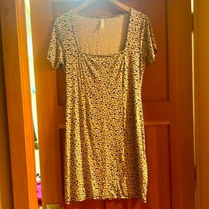 RVCA abstract floral print dress